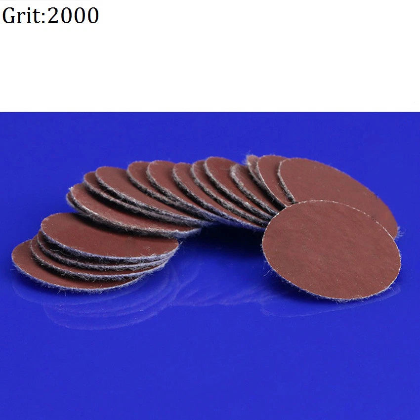 1'' 25mm Hook And Loop Sandpaper Disc Abrasive Sanding Paper Pad 80-10000 Grit
