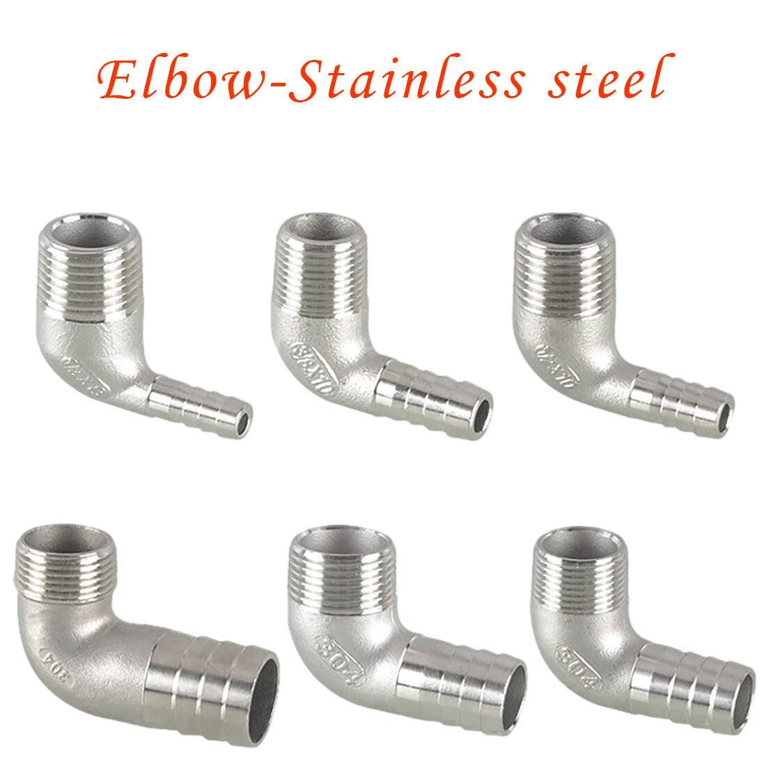BSP Hose Barb Fittings — Brass & Stainless Steel, Male/Female Thread, Elbow, T, Y, Cross