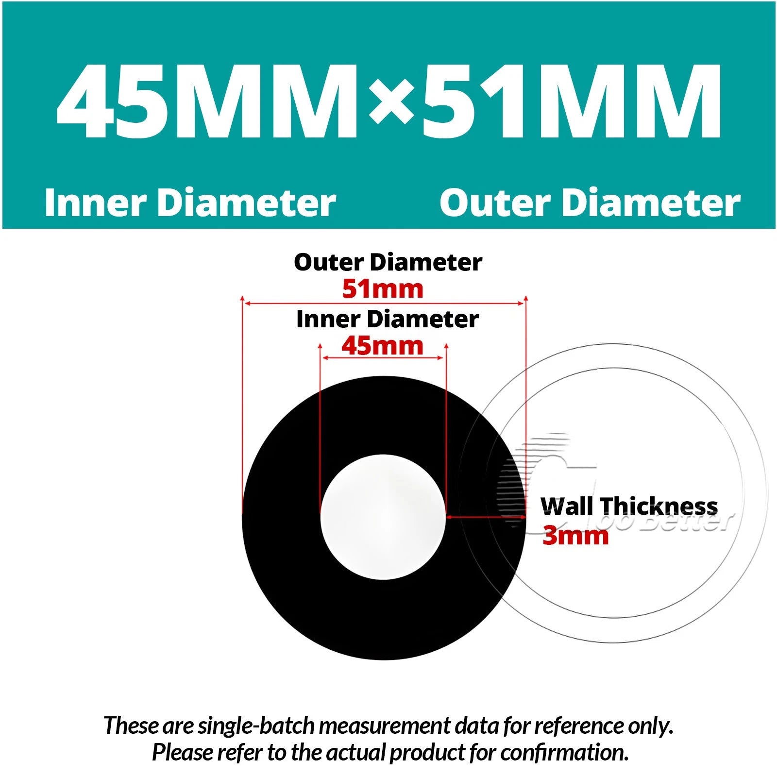 Black Silicone Rubber Tube – ID 0.5–60mm × OD 1–68mm Flexible Hose Pipe