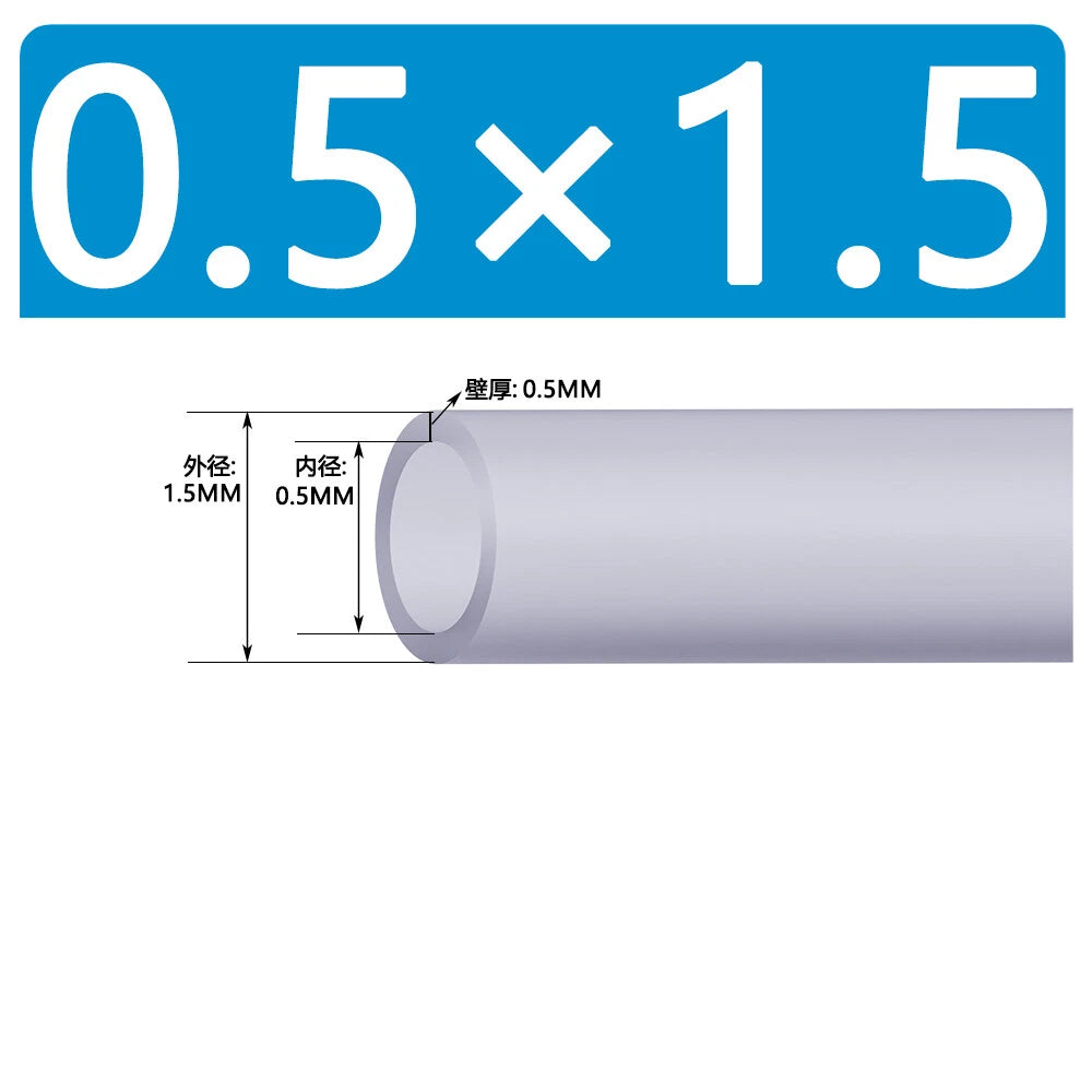 Food Grade Clear Silicone Tube Beer Milk Hose Pipe Soft Rubber ID 0.5mm - 38mm
