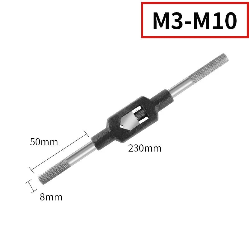 Tap Wrench, Holder For Use With Hss Hand Taps From M2 M3 M4 M6 M8 M10 M12 to M24