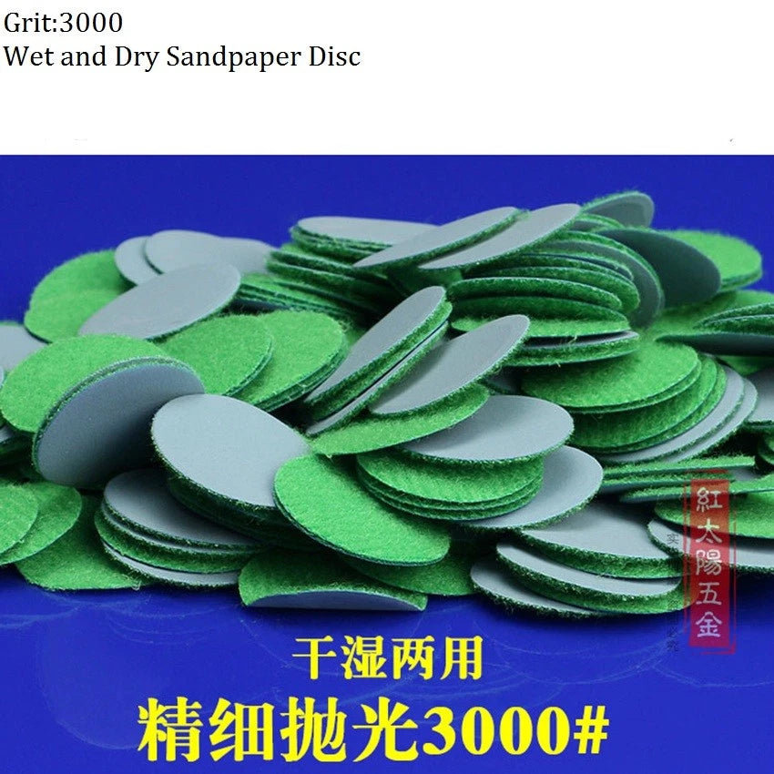 1'' 25mm Hook And Loop Sandpaper Disc Abrasive Sanding Paper Pad 80-10000 Grit