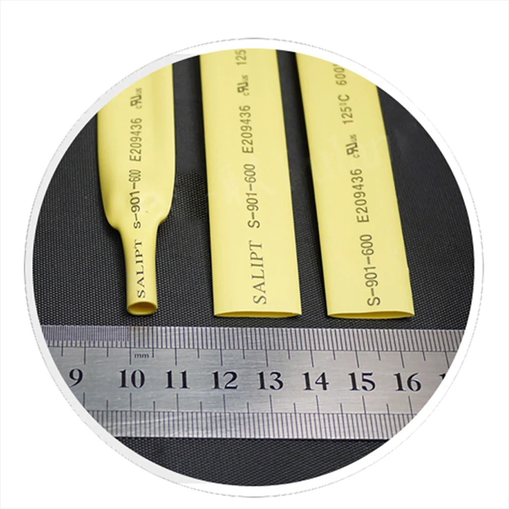Heat Shrink Tubing 2:1 Ratio — 0.6mm to 70mm, 7 Colors, 1 Meter