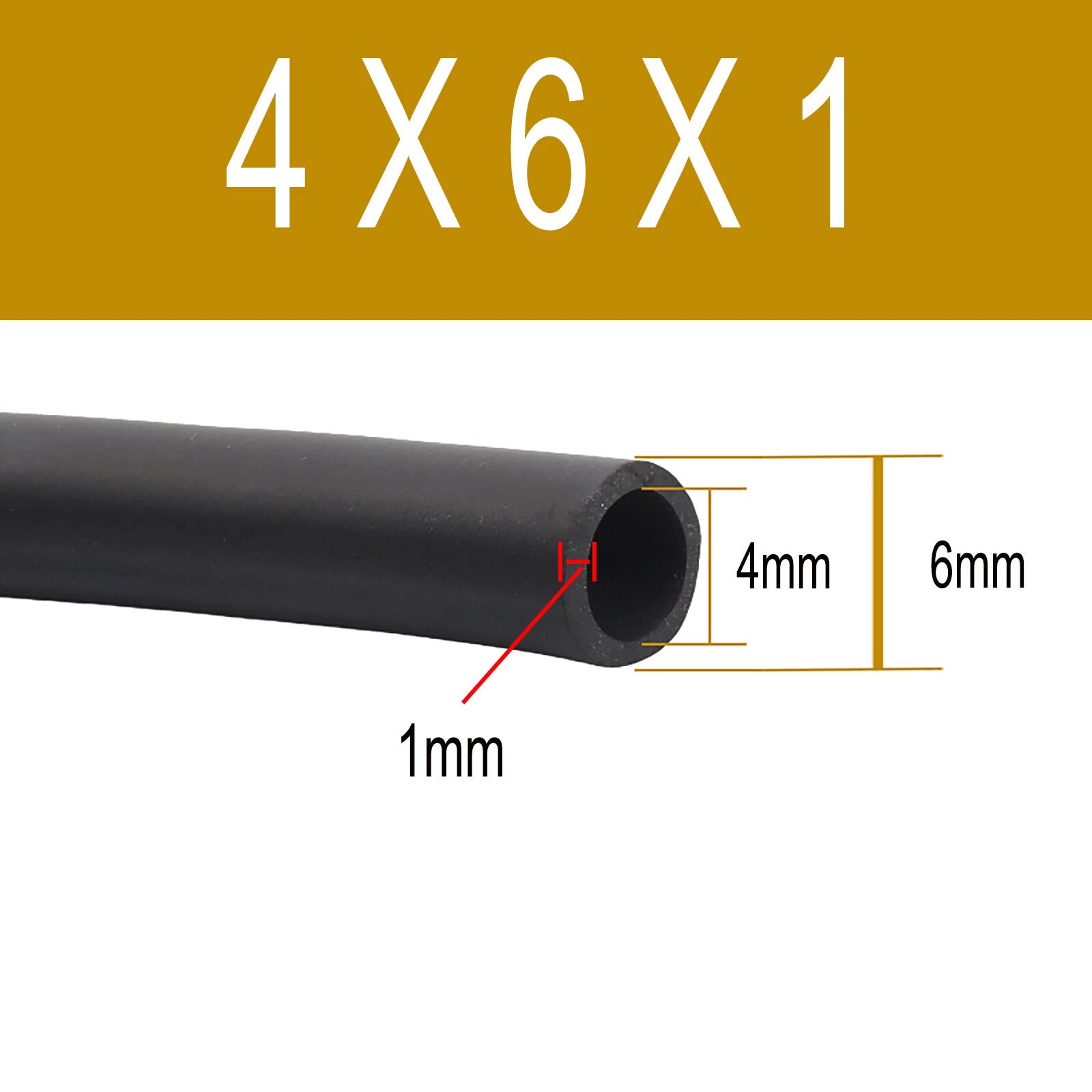 FKM Rubber Reinforced Fuel Hose Unleaded Petrol Diesel Oil Line Fuel Pipe 2~38mm