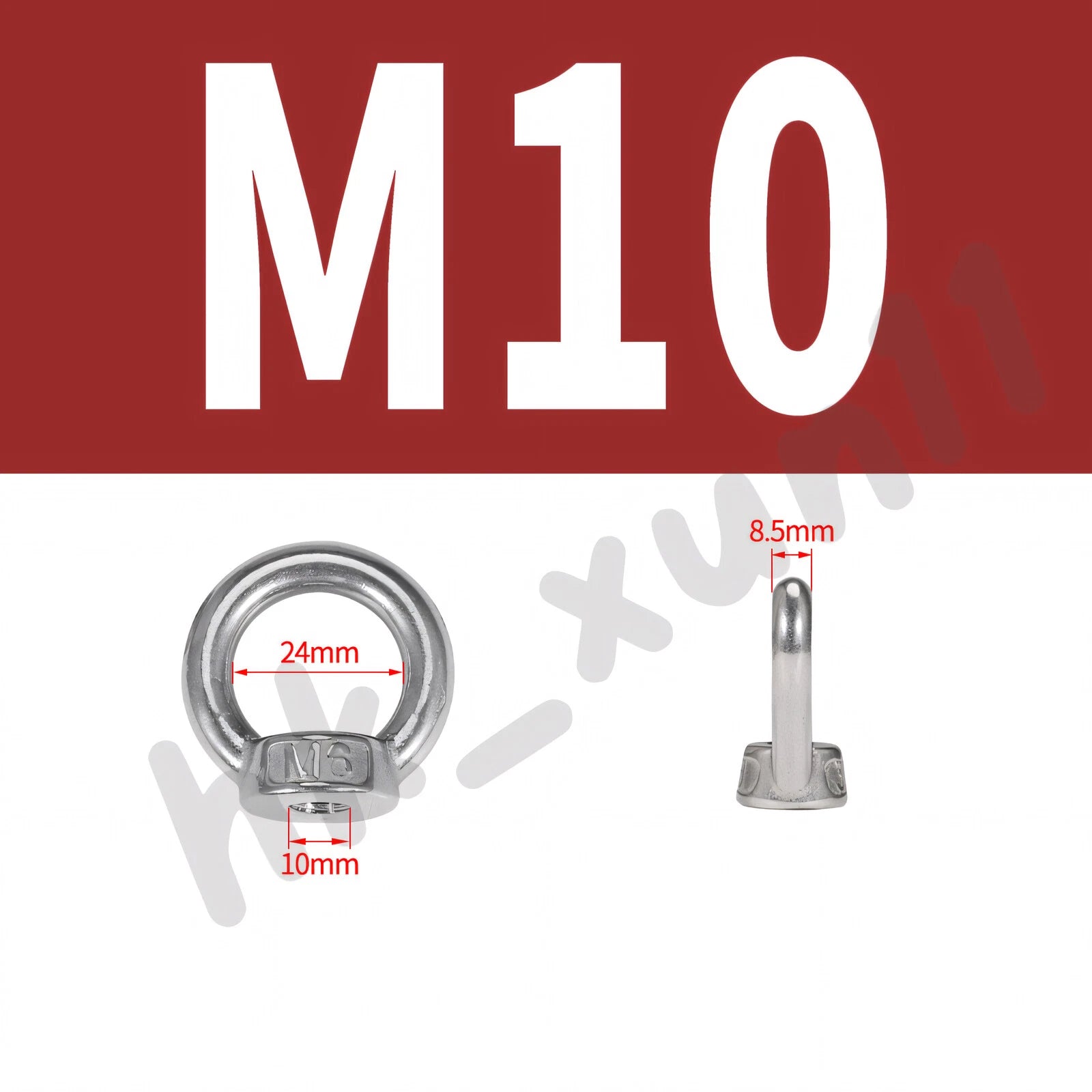 M3 M4 M5 M6 M8 M10 M12 TO M24 LIFTING EYE NUTS & BOLTS A2-304 STAINLESS STEEL