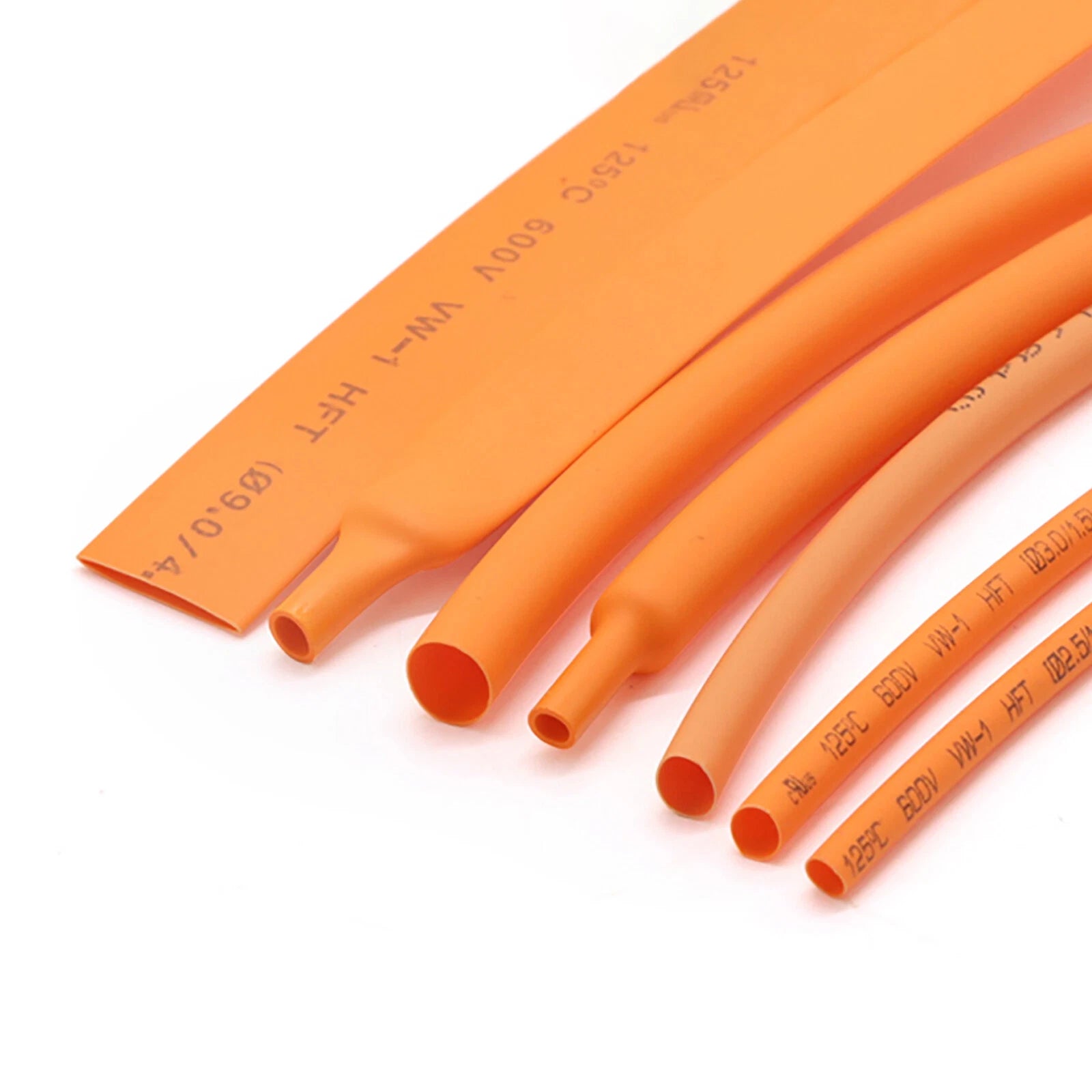 Heat Shrink Tubing 2:1 Ratio — 0.6mm to 100mm, Multiple Colors, Electrical Sleeving