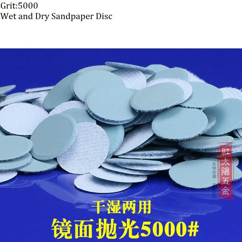 1'' 25mm Hook And Loop Sandpaper Disc Abrasive Sanding Paper Pad 80-10000 Grit