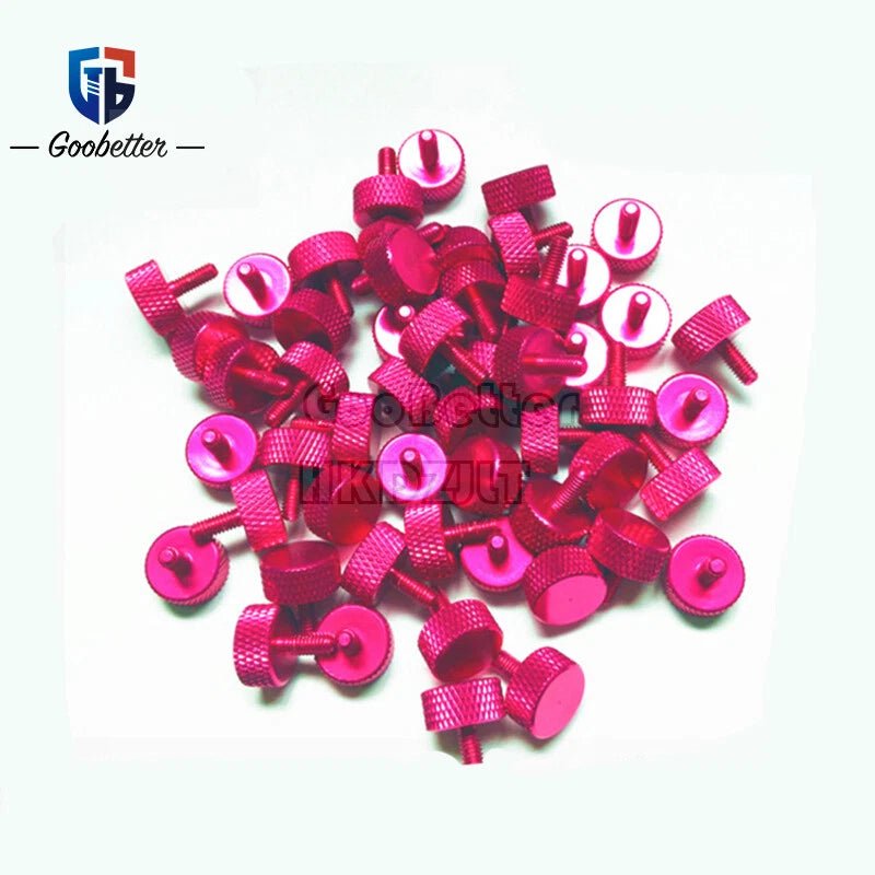 M3 Knurled Thumb Screws – Aluminum Anodized, Colorful, M3 x 20–50 mm - HomeDIYer