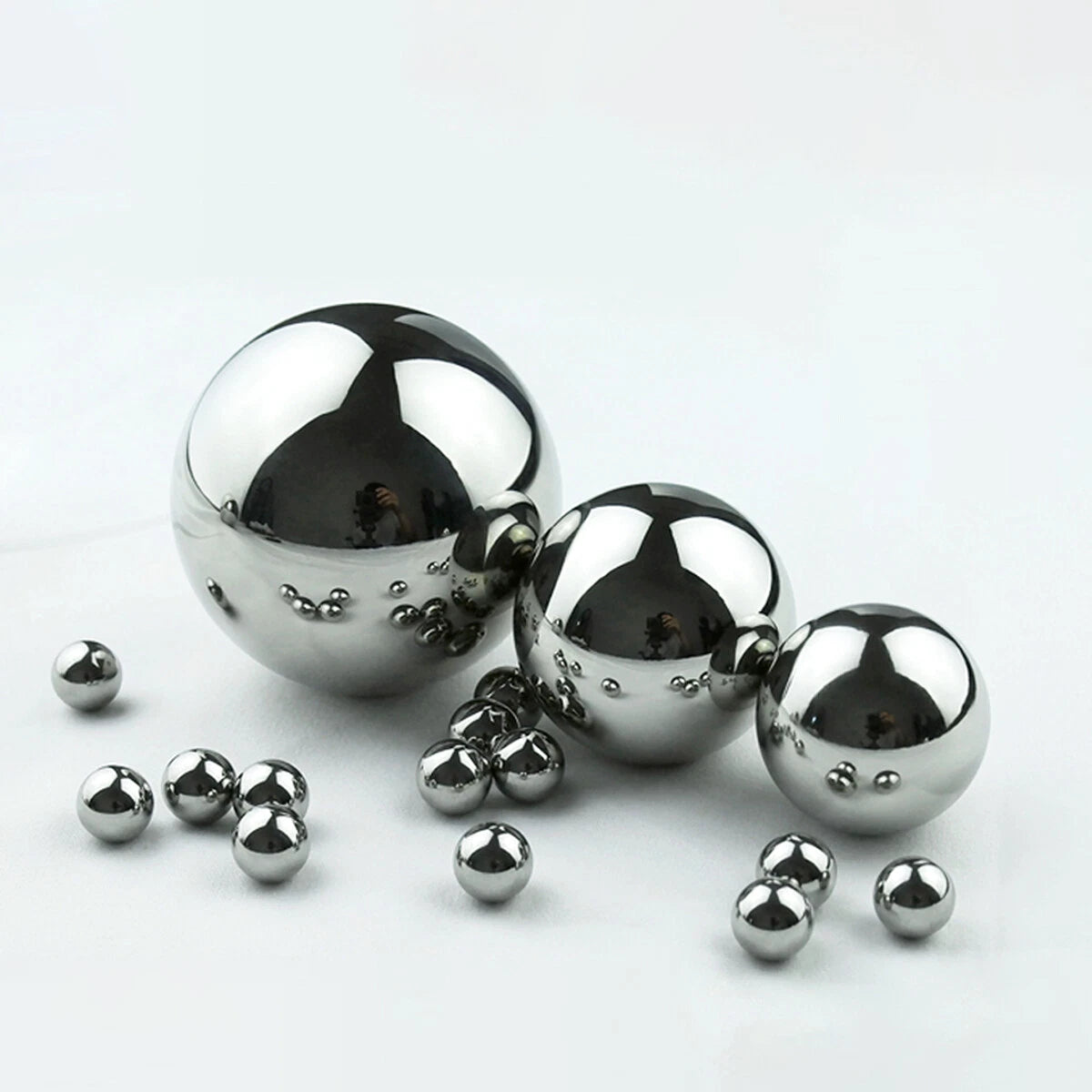1mm to 100mm, 1/16" to 3" AISI 316L Stainless Steel Ball Bearings G100 Precision