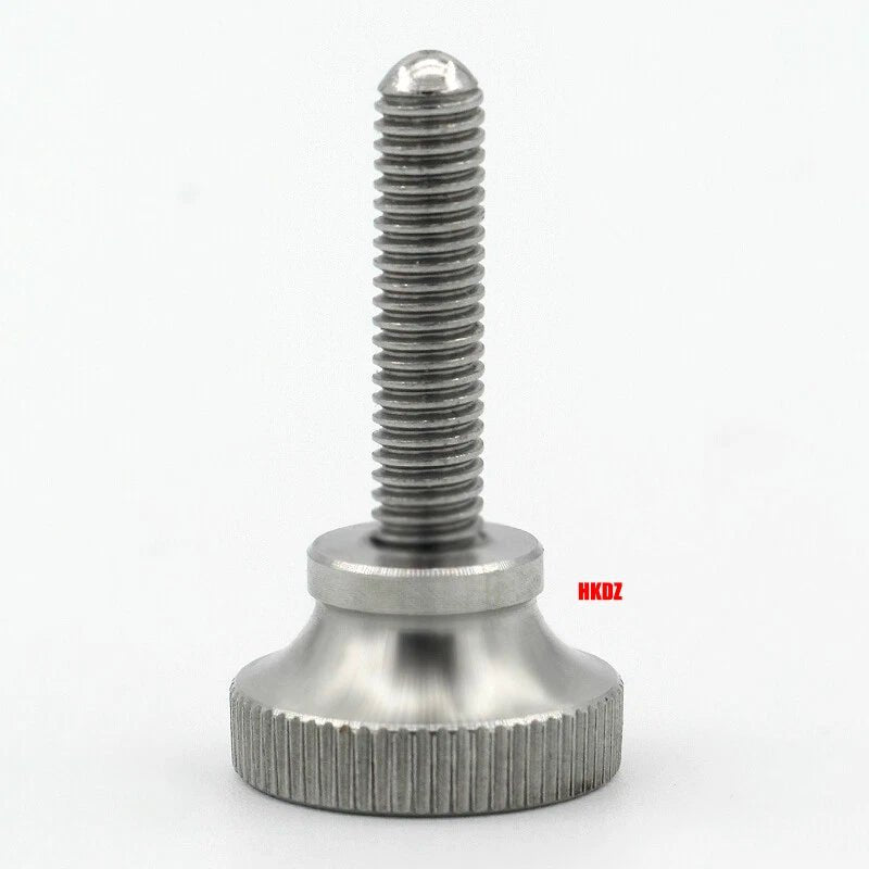 M2/M2.5 High Head Knurled Thumb Screws – 303 Stainless Steel Hand Grip Knob Bolts (3 - 12mm) - HomeDIYer