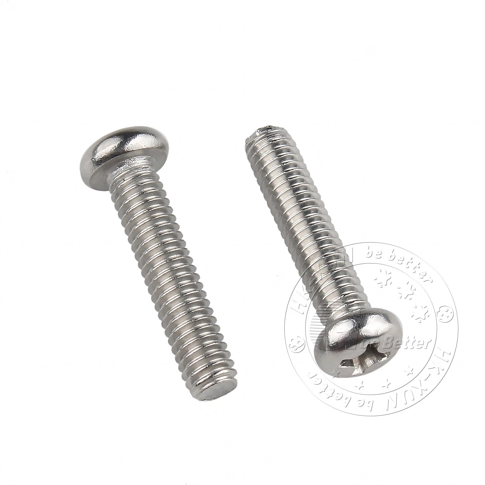 M3 M3.5 Phillips Pan Head Machine Screws – A2 Stainless Steel DIN 7985H (3–180mm Lengths)