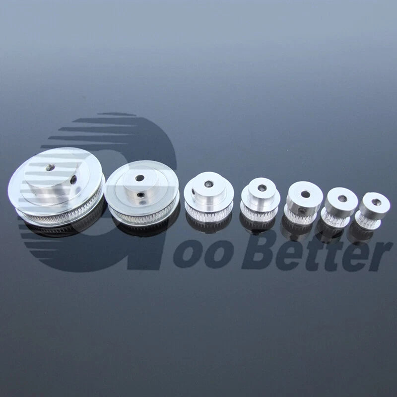 GT2 Timing Pulley Belt 2mm Pitch 16 - 60 Tooth Bore 3.17mm - 12mm for CNC Motor
