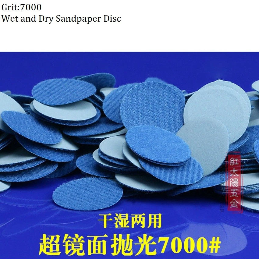 1'' 25mm Hook And Loop Sandpaper Disc Abrasive Sanding Paper Pad 80-10000 Grit