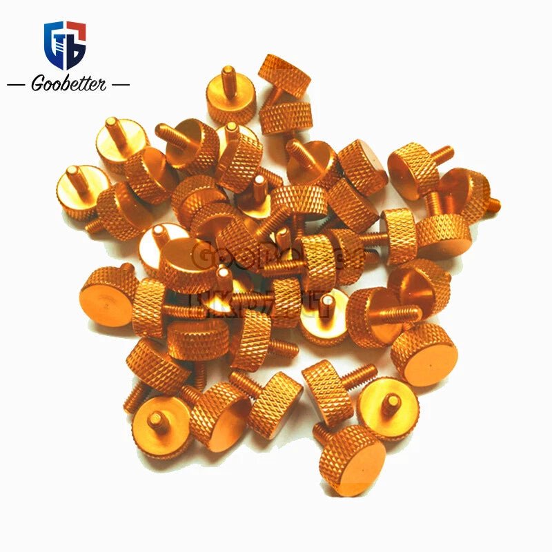 M3 Knurled Thumb Screws – Aluminum Anodized, Colorful, M3 x 20–50 mm - HomeDIYer