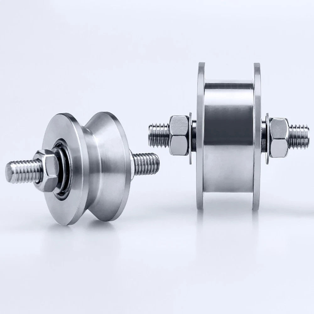 Track Linear Shaft Roller Bearing U V H Groove Steel Wheel Metal Pulley Sliding