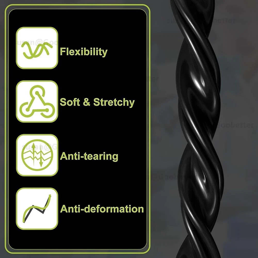 Silicone Hose Pipe Tube Water Air Black Rubber Tubing Tube ID 0.5mm to 38mm