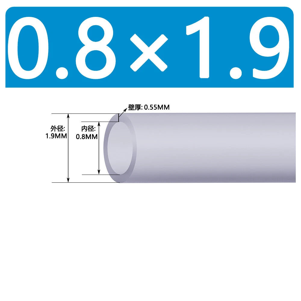 Food Grade Clear Silicone Tube Beer Milk Hose Pipe Soft Rubber ID 0.5mm - 38mm