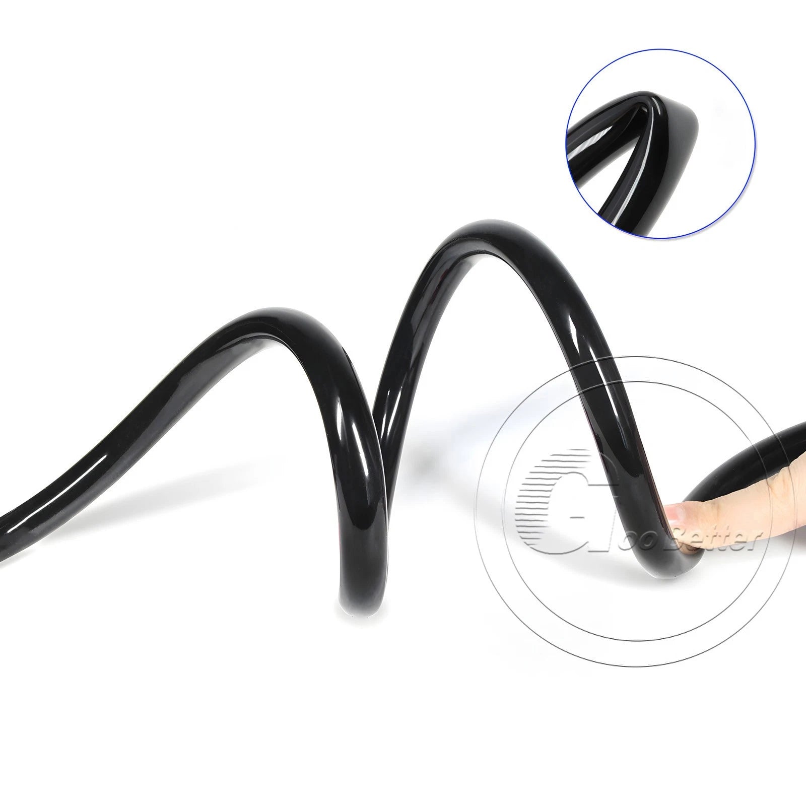 Black Silicone Rubber Tube – ID 0.5–60mm × OD 1–68mm Flexible Hose Pipe