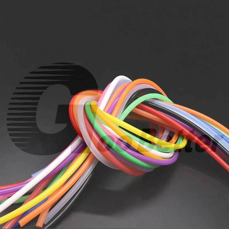 Coloured Food Grade Silicone Tube Hose Vacuum Tubing Pipe Soft Rubber ID 1-40mm