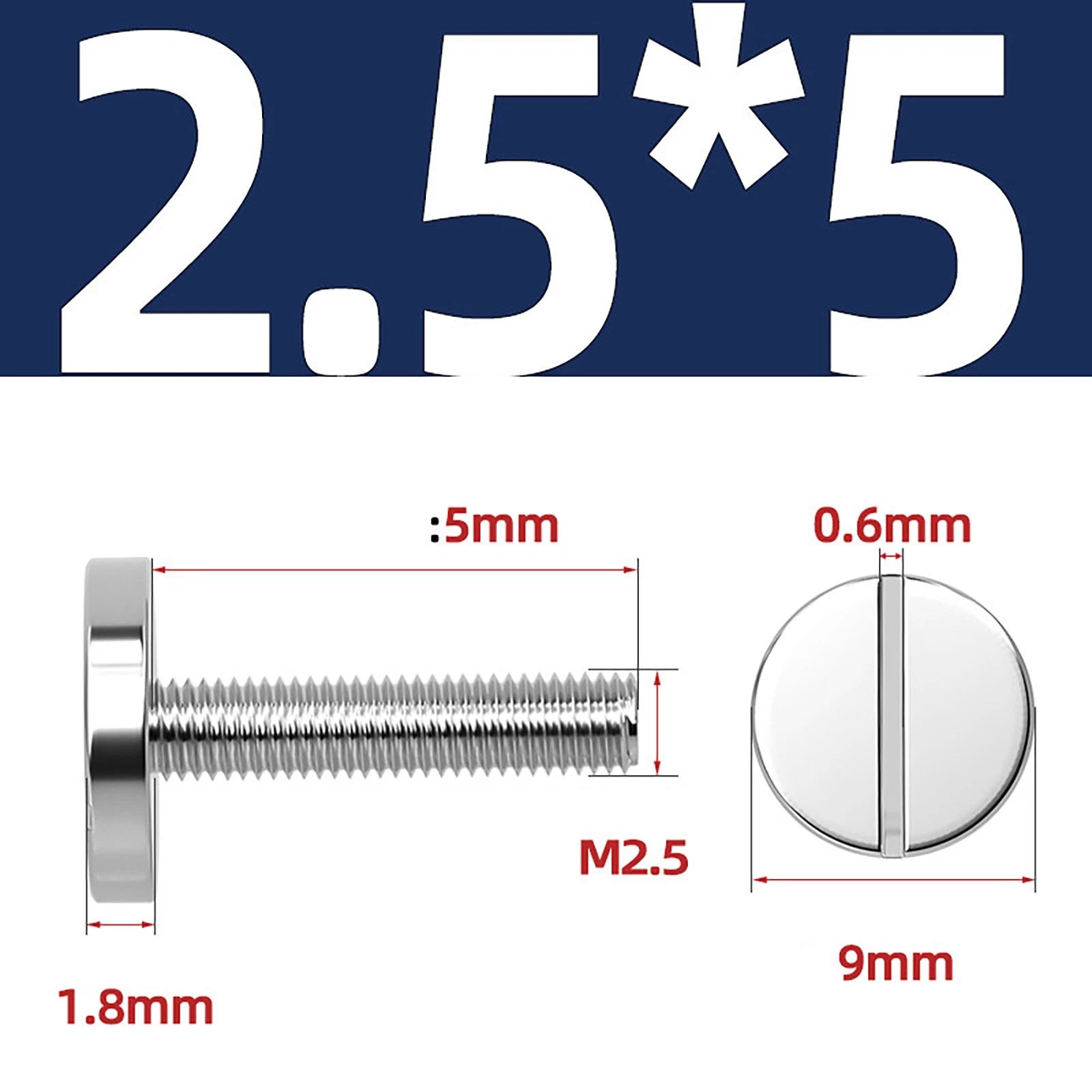 A2 Stainless Steel Slotted Large Head Machine Screws — Wide Pan Bolt DIN 921 | M2–M10