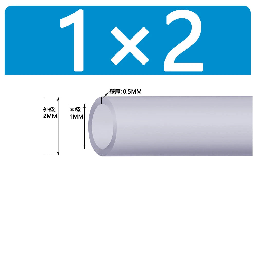 Food Grade Clear Silicone Tube Beer Milk Hose Pipe Soft Rubber ID 0.5mm - 38mm