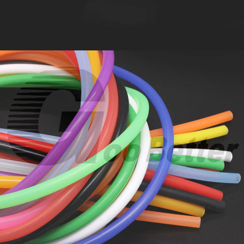 Coloured Food Grade Silicone Tube Hose Vacuum Tubing Pipe Soft Rubber ID 1-40mm