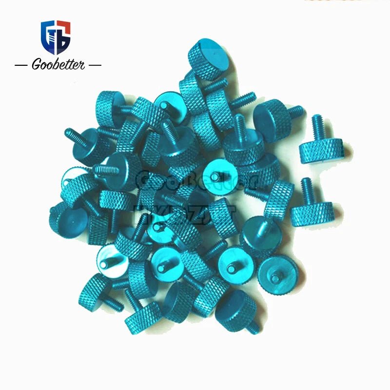 M3 Knurled Thumb Screws – Aluminum Anodized, Colorful, M3 x 20–50 mm - HomeDIYer