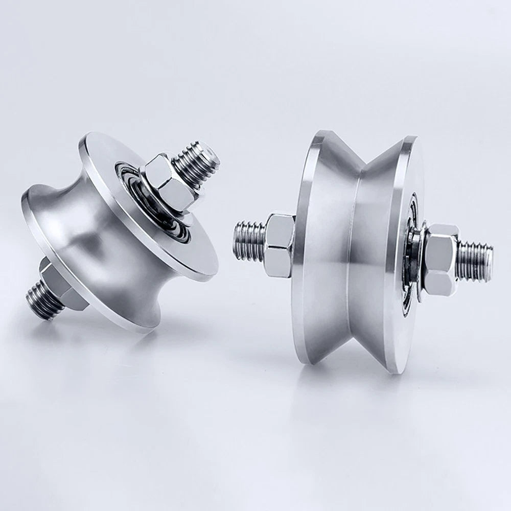 Track Linear Shaft Roller Bearing U V H Groove Steel Wheel Metal Pulley Sliding