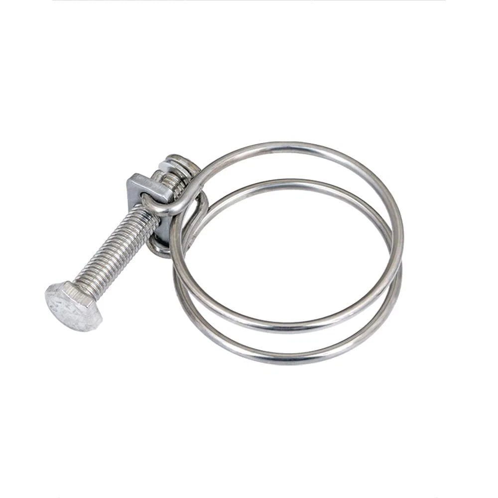 Double Wire Hose Clips - Stainless Steel, Pond Pipe Koi Fish Fitting Pump 9 -300