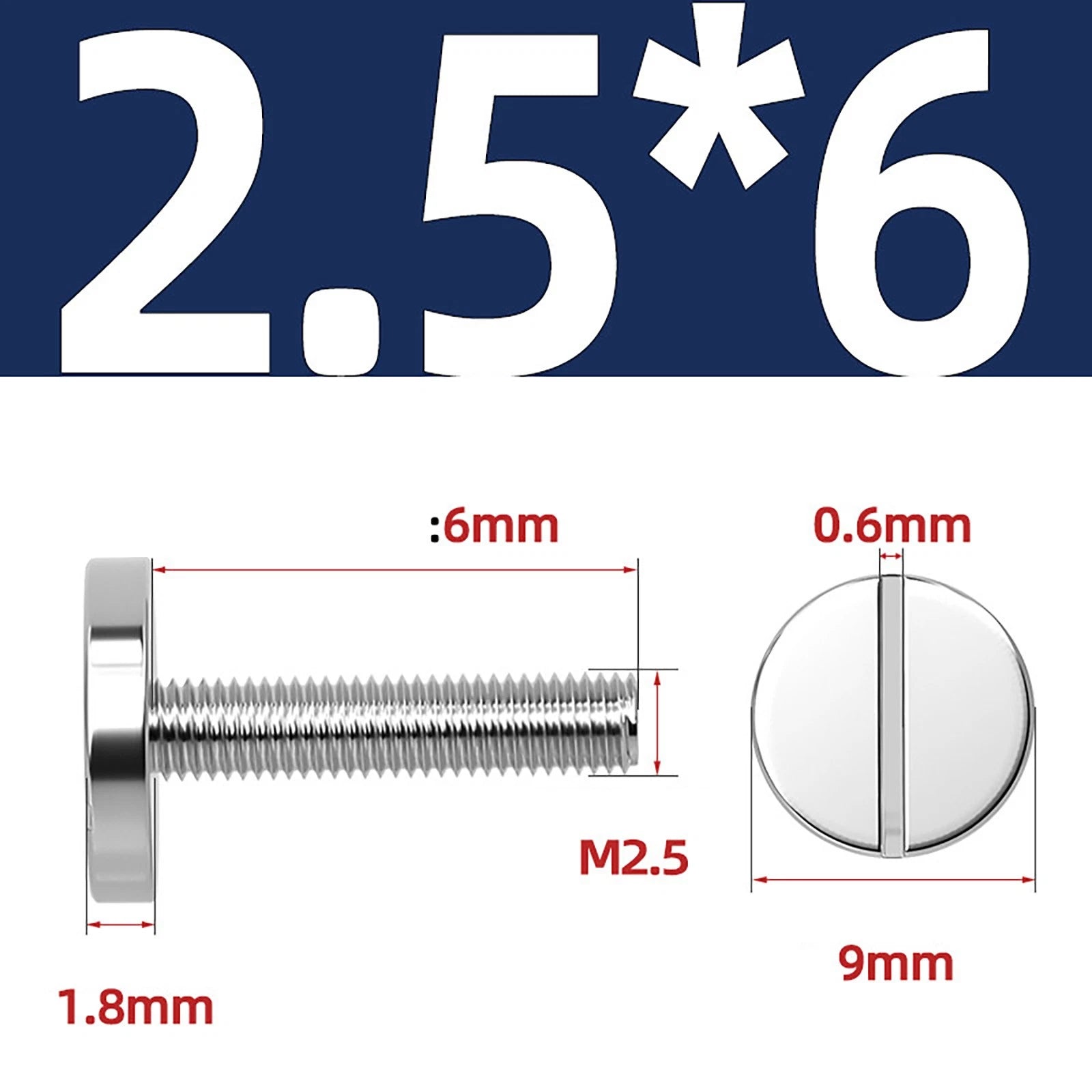 A2 Stainless Steel Slotted Large Head Machine Screws — Wide Pan Bolt DIN 921 | M2–M10