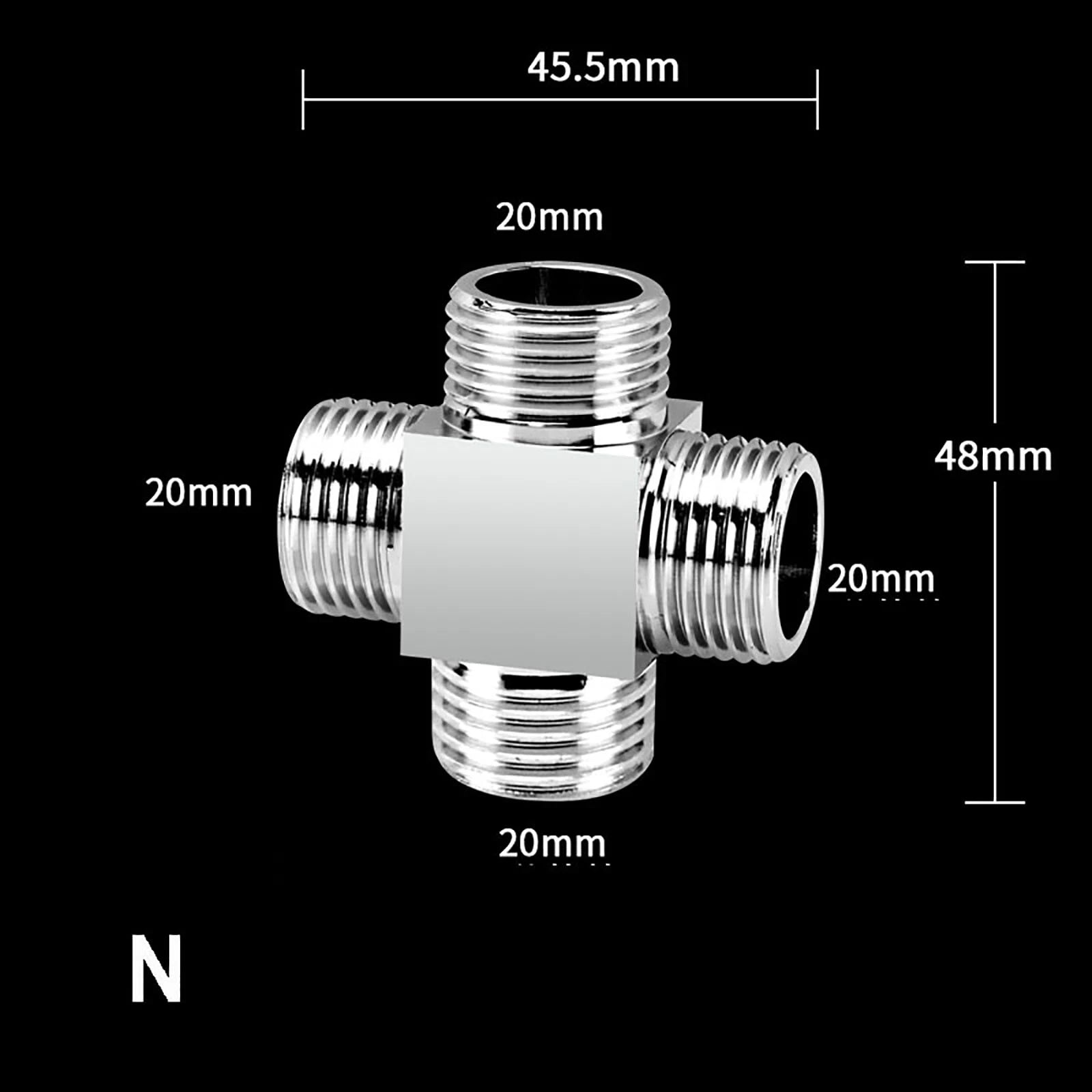 1/2" BSP Brass Pipe Fittings — T Piece, Elbow, Y Piece & Cross Connector