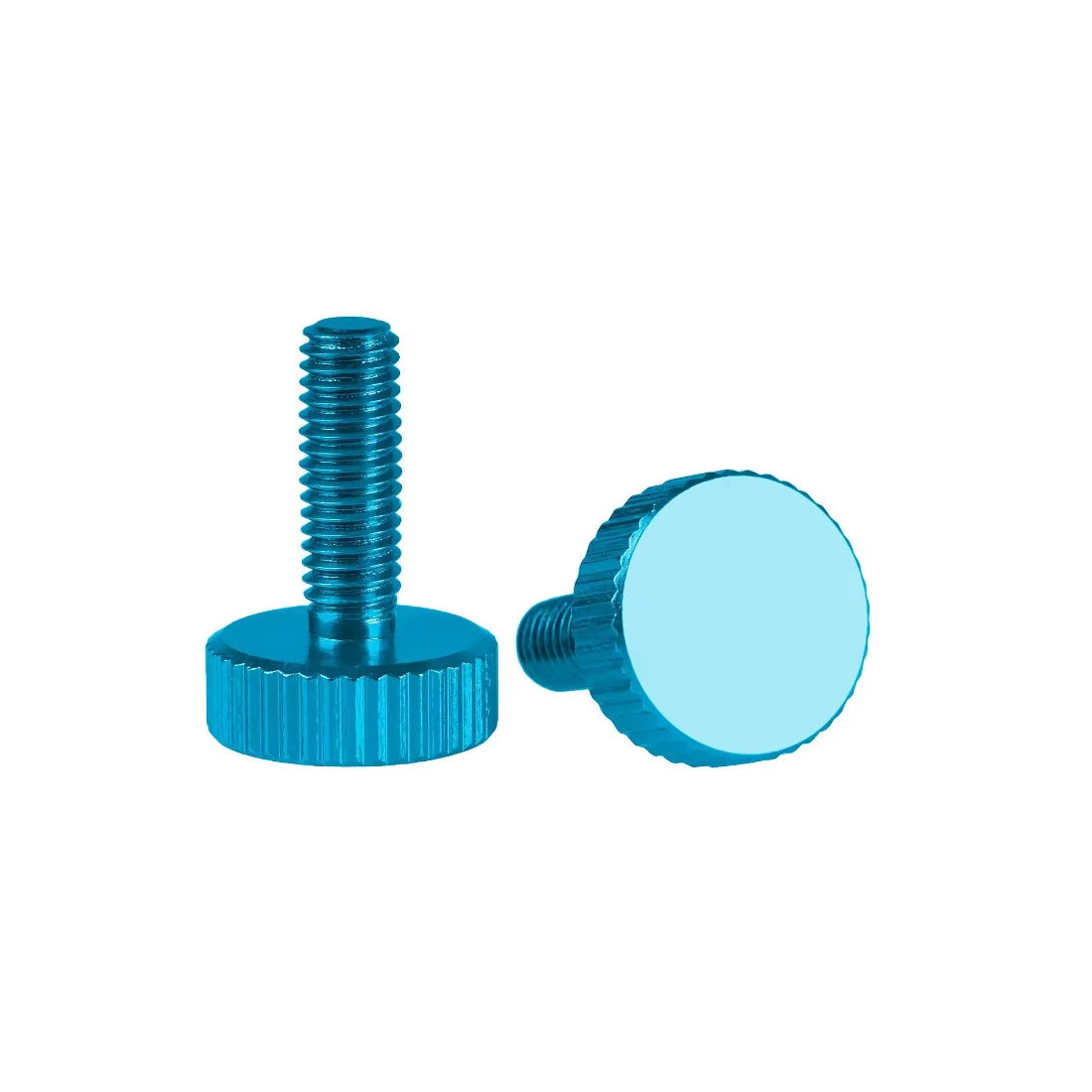 M6 Flat Knurled Head Thumb Screws DIY Chassis Modification Hand Turn Knob Bolt