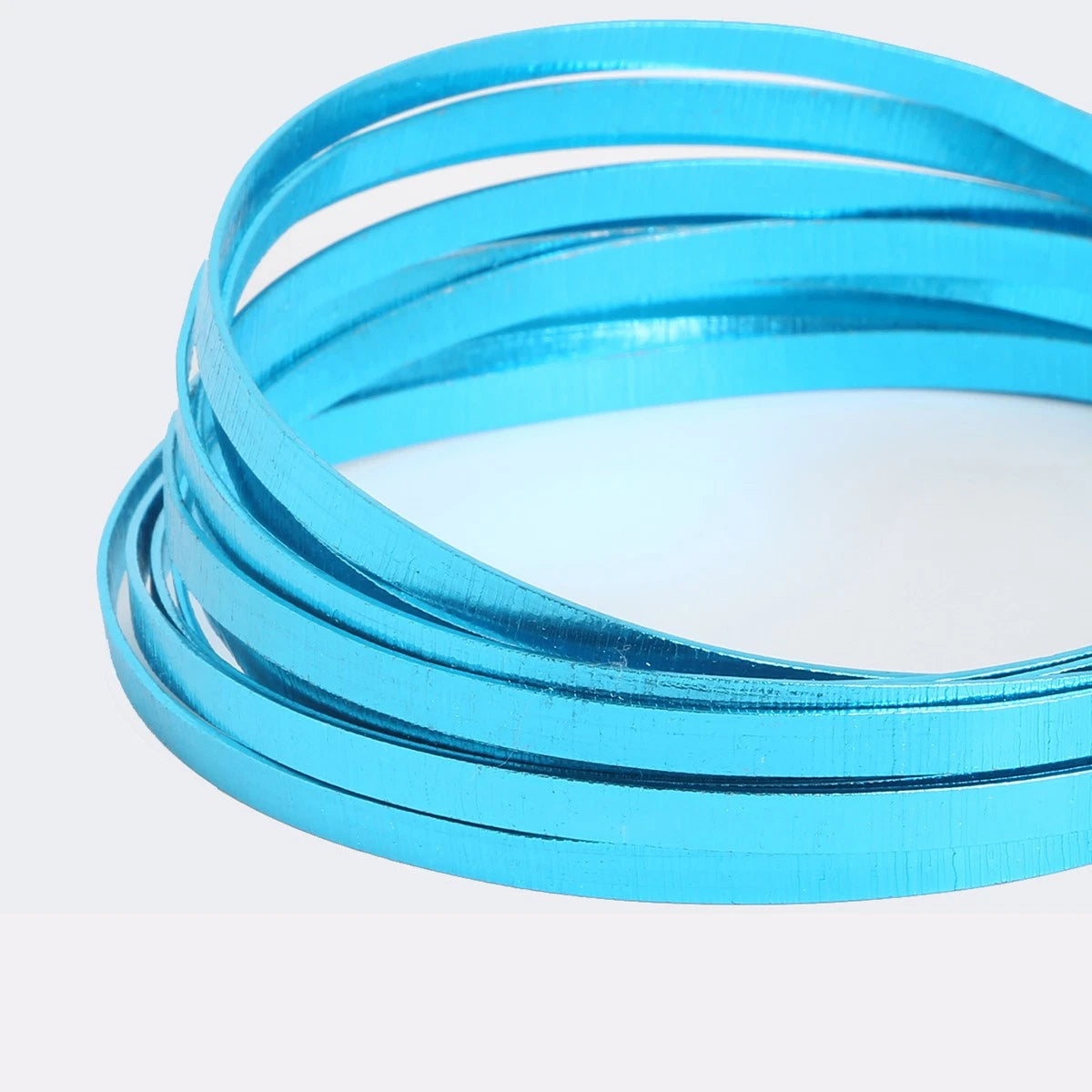 Colors Aluminum Flat Wire 5mm Bendable Metal Craft Jewelry Making Wires Strip