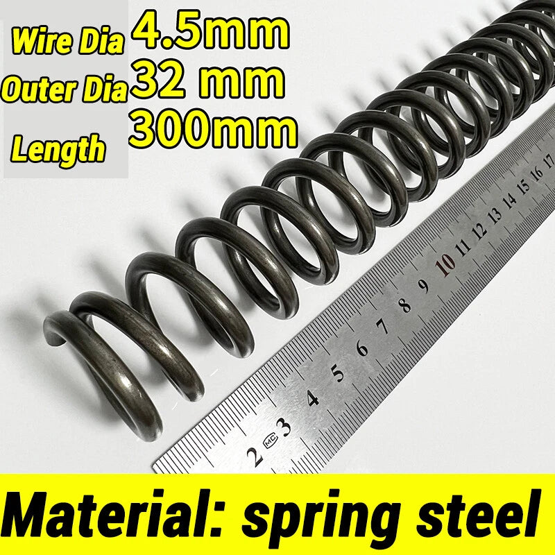 Compression Spring 4-5mm Wire dia 40-80mm Diameter & 300mm Length Pressure Small