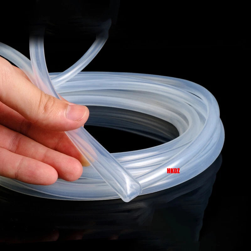 OD 4mm~44mm Food Grade Clear Silicone Rubber Soft Tube Water Milk Beer Hose Pipe
