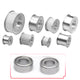Idler Pulley 5M Timing Belt Pulley Bearing Smooth&Toothed 21mm Width 12-50 Tooth