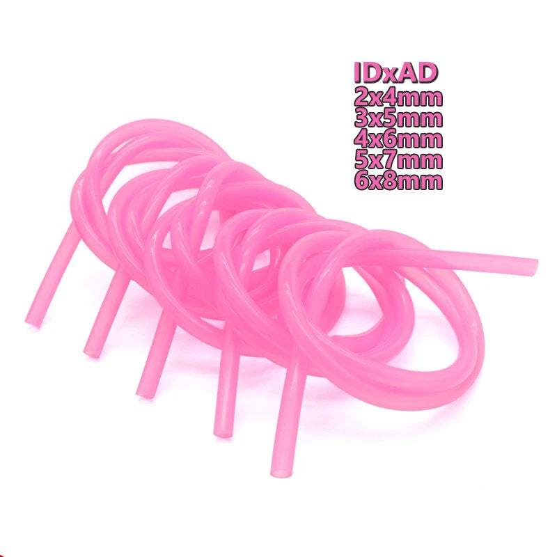 Pink Food Grade Silicone Tubing — High Temp Flexible Hose for Beer, Milk & Beverage Lines