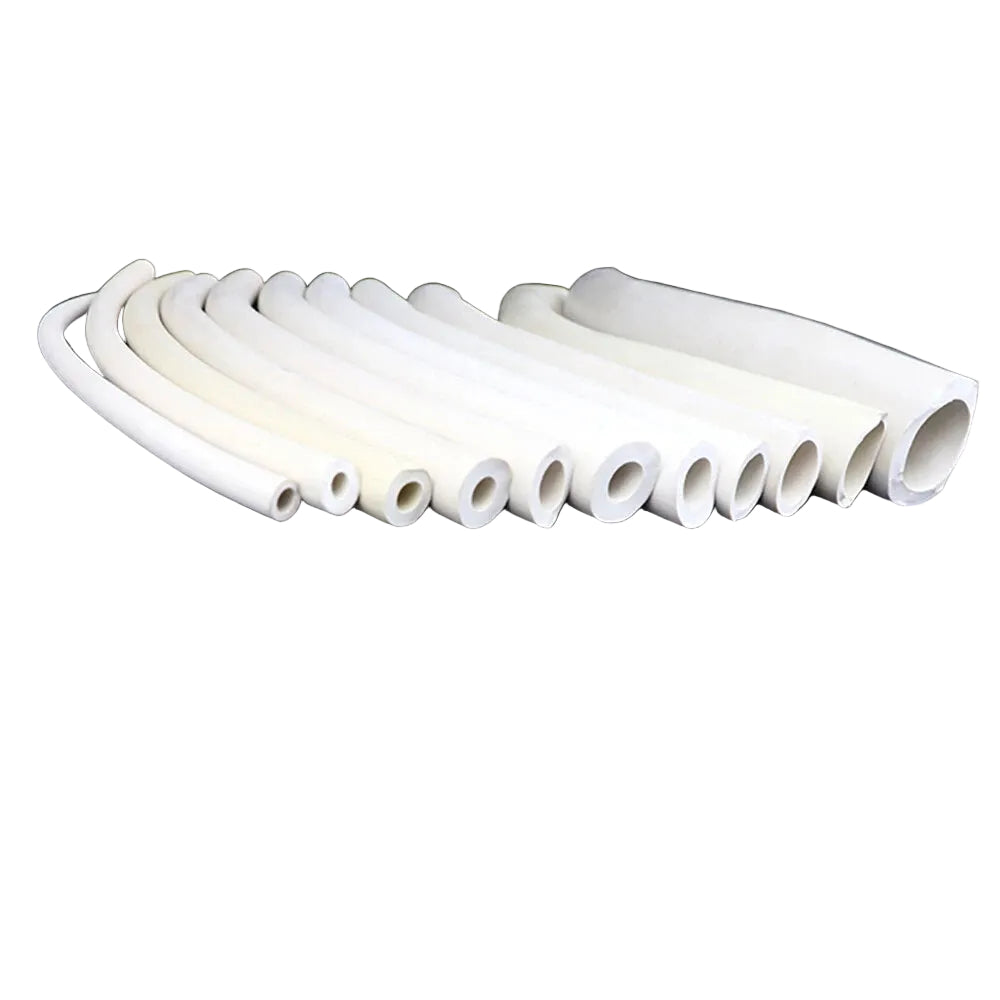 Flexible White Rubber Fuel Hose — Petrol, Diesel & Oil Pipe