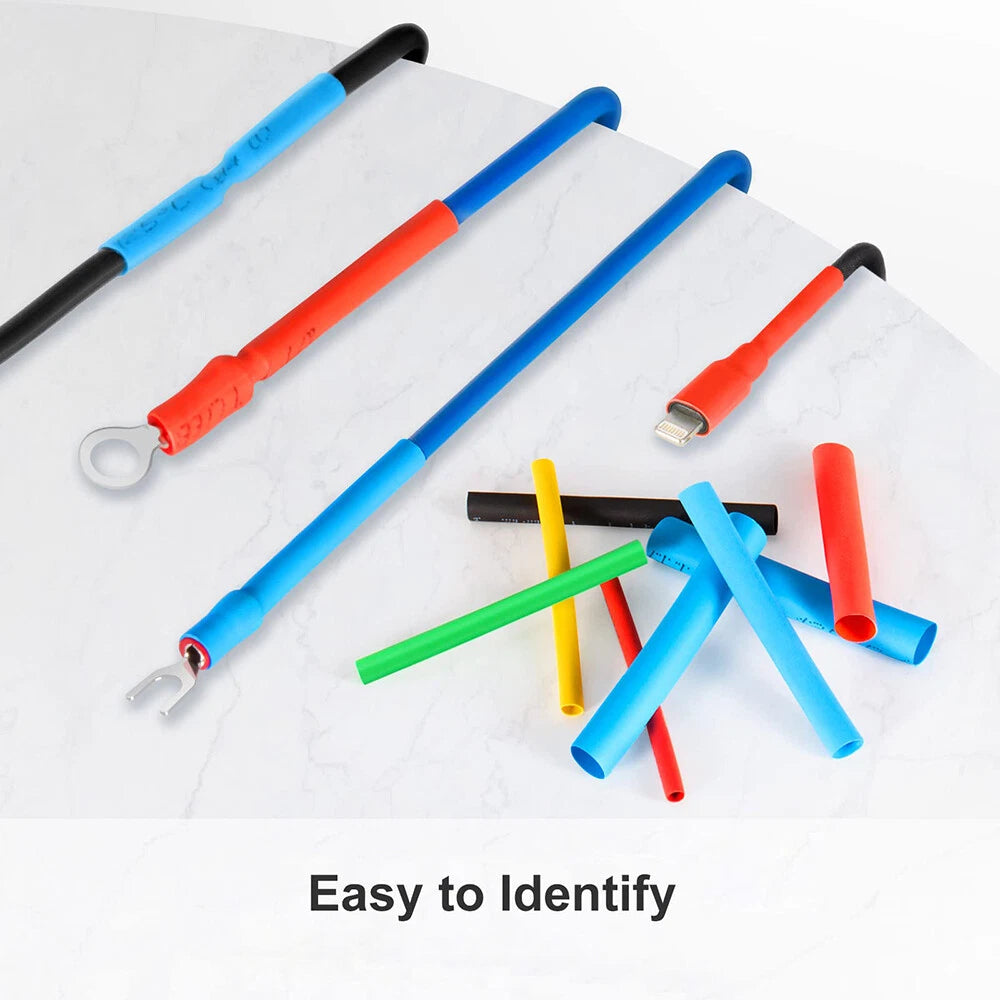 45mm Heat Shrink Tubing 2:1 Ratio – Electrical Wire Wrap Sleeve, 7 Colors