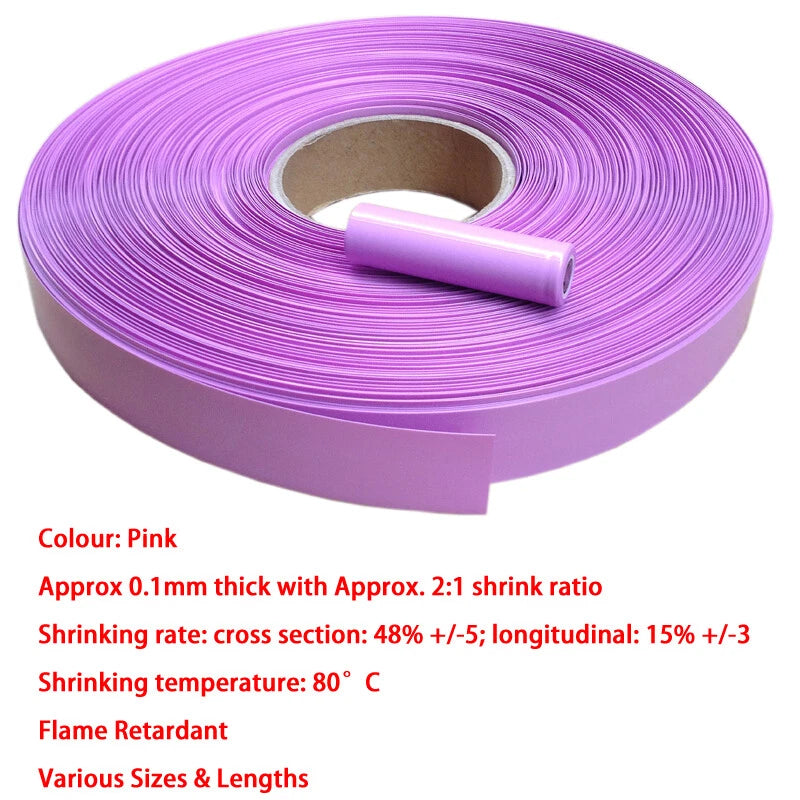 Clear 2:1 Heat Shrink Tubing — Electrical Sleeving for Wire & Cable