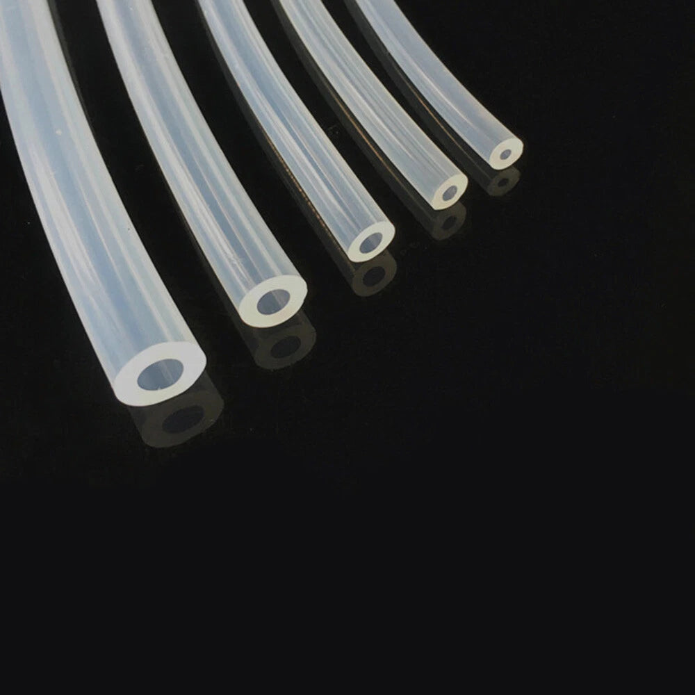Clear Silicone Tubing for Peristaltic Pumps — Food Grade, Multiple Sizes