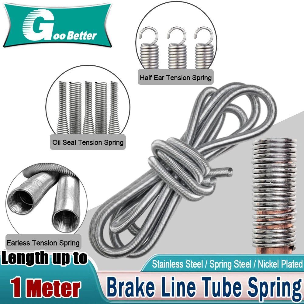 Stainless Steel Brake Line Protector Spring Gravel Guard Length up to 1000mm - HomeDIYer
