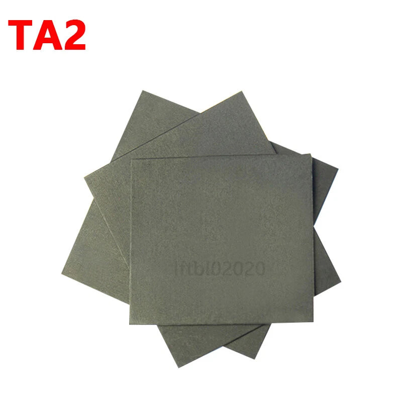 TA2 Titanium Sheet Plate Grade 2 100x100/200x200mm Thick 0.5~4mm Ti Metal Plate