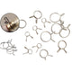 New Single Wire Fuel Hose Spring Clips Silicone Pipe Clamps Air Band Vacuum Tube