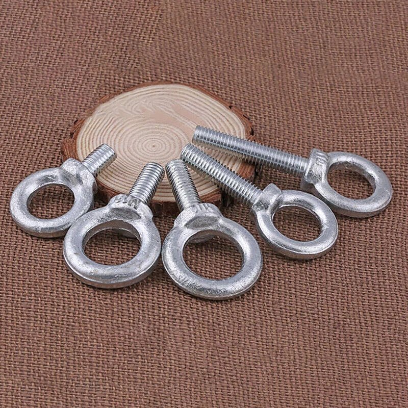 Galvanized Lifting Eye Bolts M6 M8 M10 M12 M14 M16 M18 M20 — O - Ring Eye Bolts for Rigging & Lifting - HomeDIYer