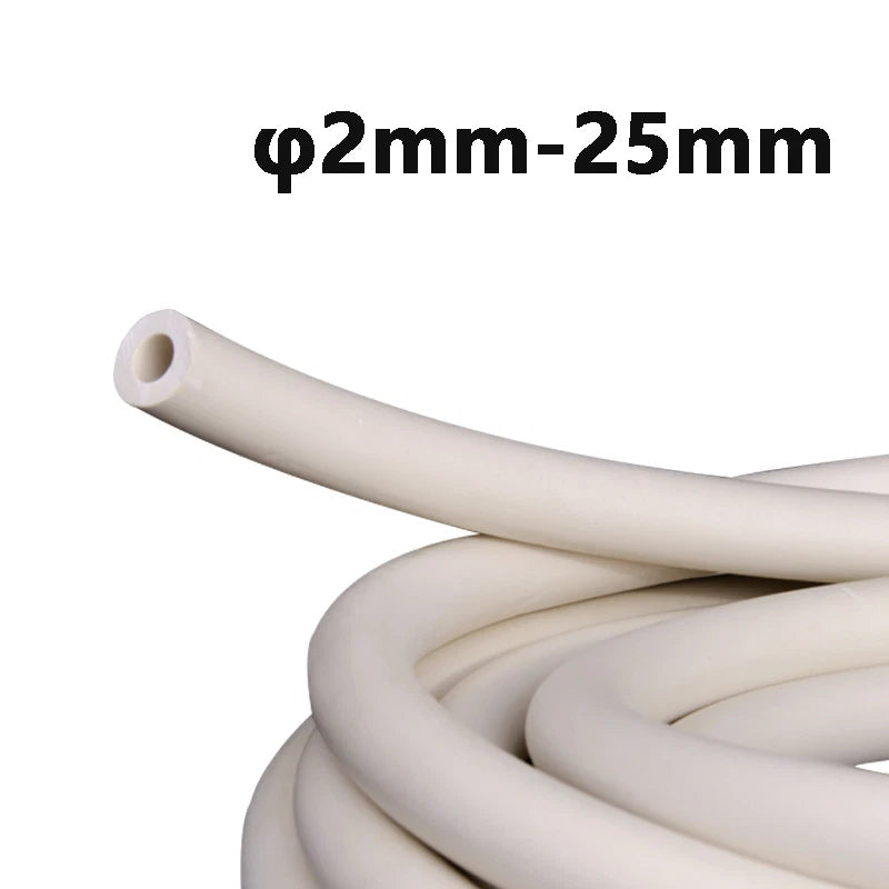 Thick-Wall Rubber Vacuum Tube — Air, Dust & Powder Hose Pipe (2mm–25mm ID)