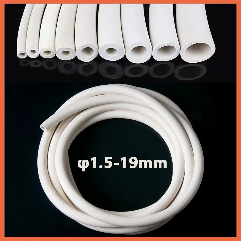 Rubber Vacuum Tube | ID 1.5–14mm, OD 13–34mm | Vacuum, Water, Air & Particle Hose