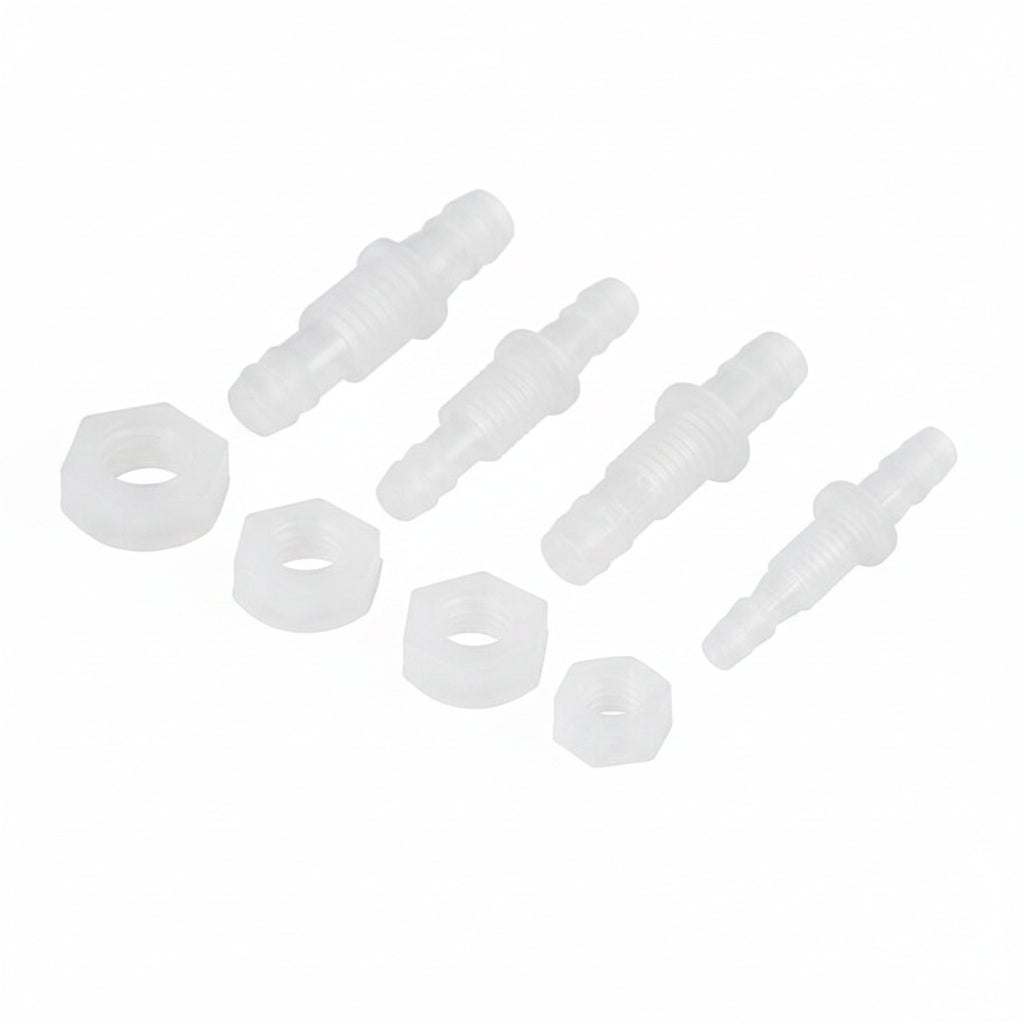 Plastic Barbed Bulkhead Fitting with Male Thread — Hose Tail Pipe Connector