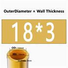 H62 Brass Round Tube Pipe Hollow Tube OD 0.8mm 0.9mm 1mm-30mm Length 200mm 500mm