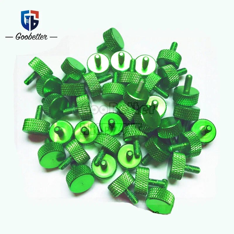 M3 Knurled Thumb Screws – Aluminum Anodized, Colorful, M3 x 20–50 mm - HomeDIYer